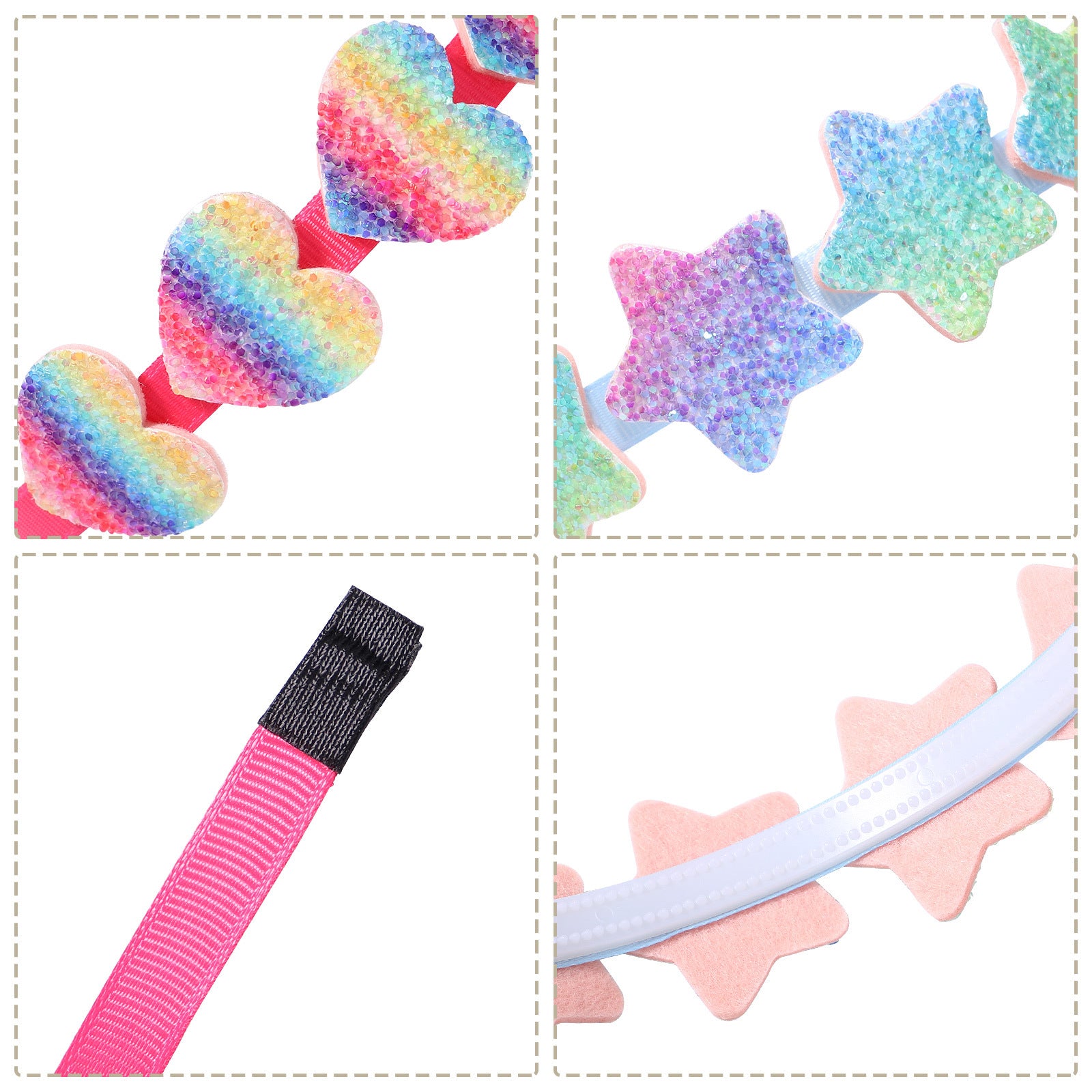 Wholesale Children's Candy Color Love Headbands